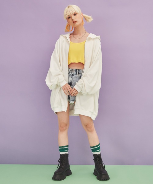 PUNYUS(プニュズ)の「プラットフォームコンバットブーツ(ブーツ・レディース・ブラック・1/2/4/3)」の15枚目の写真