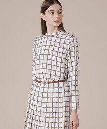 MACKINTOSH LONDON | ベルトプリントハイネックブラウス(シャツ/ブラウス)