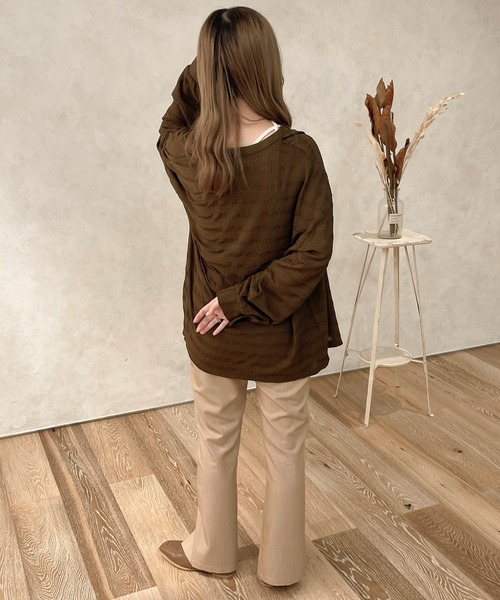 apres jour clair(アプレジュールクレア)の「【apresjour clair】シャーリングクロスシャツ【ZOZOTOWN限定アイテム】(シャツ/ブラウス・レディース・ベージュ/アイボリー/ブラウン系その他・X-LARGE/フリー)」の17枚目の写真