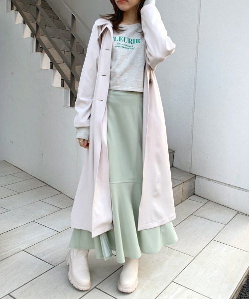 OLIVE des OLIVE（オリーブデオリーブ）の「オープンショルダー刺繍プルオーバー/カットアウトトップス（スウェット・レディース・ネイビー/グレー/オフホワイト・FREE）」の15枚目の写真