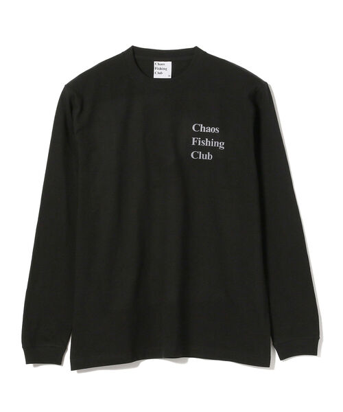 BEAMS T（ビームスティー）の「Chaos Fishing Club / OG LOGO LONG SLEEVE T-SHIRT（Tシャツ/カットソー・メンズ・ホワイト/ブラック・SMALL/MEDIUM/LARGE/X-LARGE）」の8枚目の写真