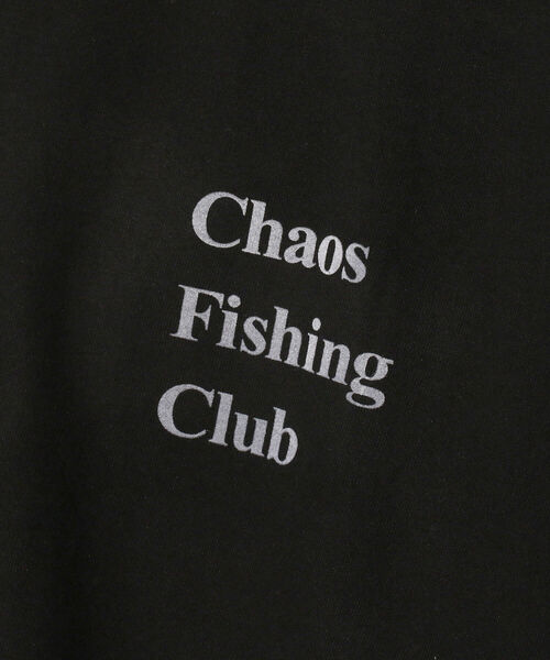 BEAMS T（ビームスティー）の「Chaos Fishing Club / OG LOGO LONG SLEEVE T-SHIRT（Tシャツ/カットソー・メンズ・ホワイト/ブラック・SMALL/MEDIUM/LARGE/X-LARGE）」の9枚目の写真