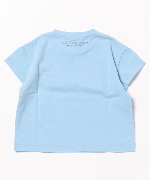 RAGMART（ラグマート）の「フリルTシャツ（Tシャツ/カットソー・キッズ・レッド/オフホワイト/サックスブルー・130cm/100cm/120cm/110cm）」の4枚目の写真