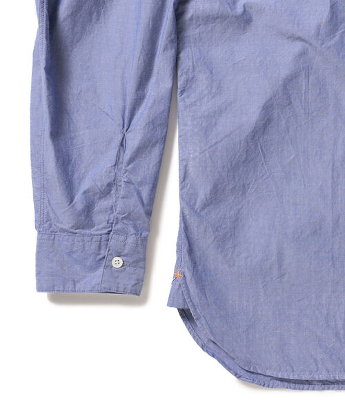 BEAMS PLUS(ビームスプラス)の「BEAMS PLUS / バンドカラー プルオーバー シャツ(シャツ/ブラウス・メンズ・ブルー/グレー/ホワイト・LARGE/SMALL/X-SMALL/X-LARGE/MEDIUM)」の16枚目の写真