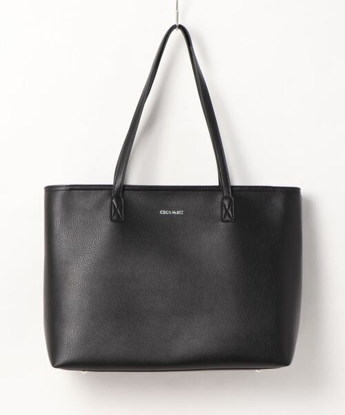 CECIL McBEE（セシルマクビー）の「【CECIL McBEE / セシルマクビー】 トートバッグ（インバッグ付き）（トートバッグ・レディース・ブラック/ネイビー/グレー/グレー系その他・FREE）」の2枚目の写真