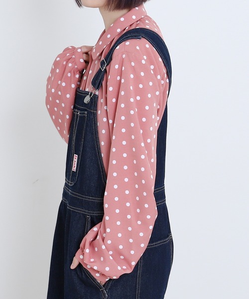 セール】丸襟ドットブラウス（シャツ/ブラウス）｜PairPair（ペアペア