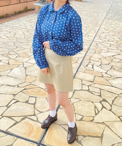 セール】丸襟ドットブラウス（シャツ/ブラウス）｜PairPair（ペアペア