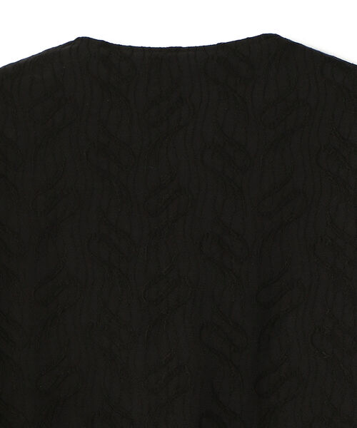 SASQUATCHfabrix.(サスクワァッチファブリックス)の「Sasquatchfabrix./サスクワッチファブリックス/TARBAL LACE NONECK L/S SHIRT JKT(ノーカラージャケット・メンズ・ブラック/ホワイト・LARGE)」の5枚目の写真