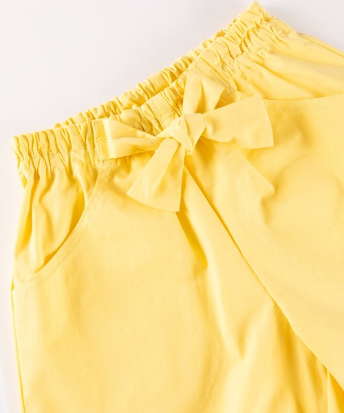 trois lapins kp(トロワラパンケーピー)の「ストレッチブロードショートパンツ(110-130cm)(その他パンツ・キッズ・ベージュ/ブラック/イエロー・120cm/110cm/130cm)」の4枚目の写真
