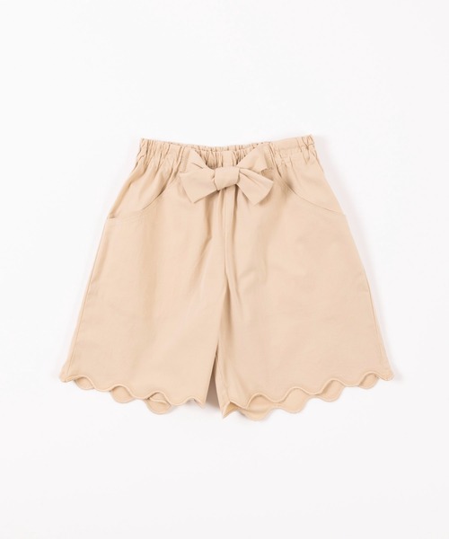 trois lapins kp(トロワラパンケーピー)の「ストレッチブロードショートパンツ(110-130cm)(その他パンツ・キッズ・ベージュ/ブラック/イエロー・120cm/110cm/130cm)」の18枚目の写真