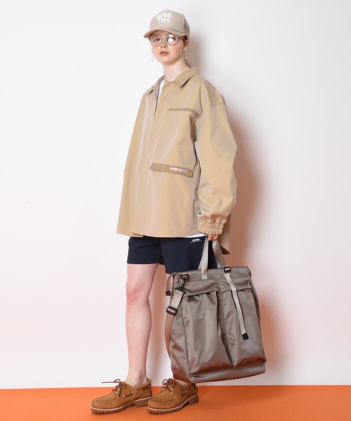 SOLPRESA（ソルプレーサ）の「●4WAYヘルメットバッグ　トートバッグ　リュック　ショルダーバッグ（トートバッグ・メンズ・ブラック/モカ/ライトカーキ/ピンク・ONE SIZE）」の14枚目の写真