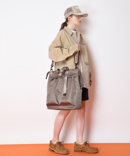 SOLPRESA（ソルプレーサ）の「●4WAYヘルメットバッグ　トートバッグ　リュック　ショルダーバッグ（トートバッグ・メンズ・ブラック/モカ/ライトカーキ/ピンク・ONE SIZE）」の19枚目の写真