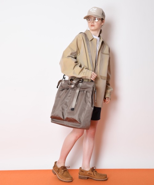 SOLPRESA（ソルプレーサ）の「●4WAYヘルメットバッグ　トートバッグ　リュック　ショルダーバッグ（トートバッグ・メンズ・ブラック/モカ/ライトカーキ/ピンク・ONE SIZE）」の20枚目の写真