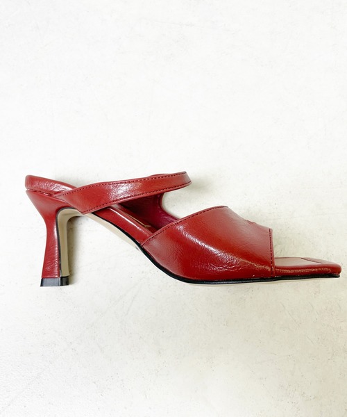 StyleSea（スタイルシー）の「スクエアトゥトングサンダル（サンダル・レディース・イエロー/ホワイト/ライトグリーン/ボルドー/ブラック・25cm/23cm/24.5cm/24cm/23.5cm/22.5cm）」の5枚目の写真