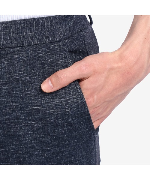 TOMMY HILFIGER（トミーヒルフィガー）の「デニムライクテーパードパンツ（スラックス・メンズ・ネイビー/グレー・32inch/30inch/34inch/36inch）」の6枚目の写真
