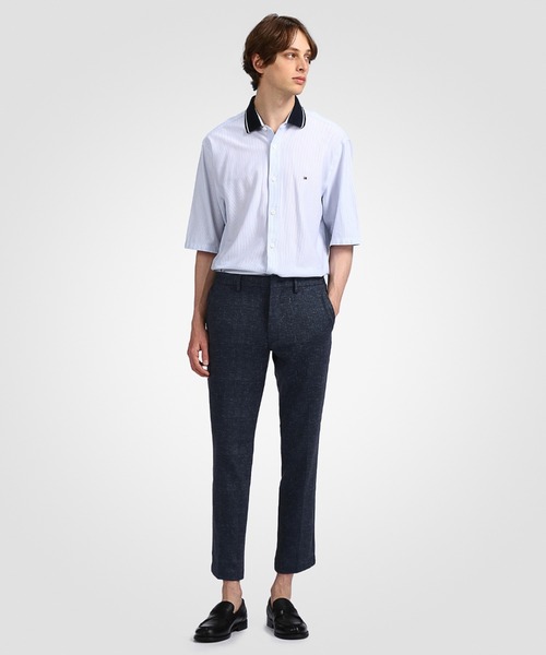 TOMMY HILFIGER（トミーヒルフィガー）の「デニムライクテーパードパンツ（スラックス・メンズ・ネイビー/グレー・32inch/30inch/34inch/36inch）」の11枚目の写真