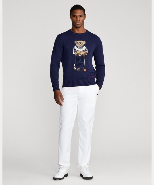 POLO GOLF(ポロ ゴルフ)の「Polo ベア コットンブレンド セーター(ニット/セーター・メンズ・ネイビー系1・XS/L/S/M)」の3枚目の写真
