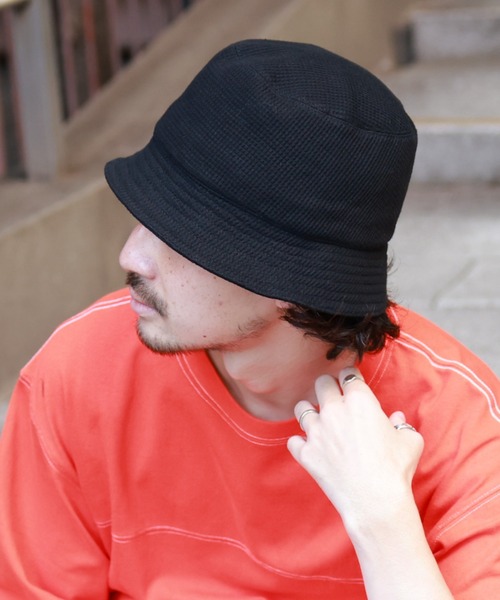 CIAOPANIC TYPY（チャオパニックティピー）の「サーマルバケットハット（ハット・メンズ・ブラック/オフホワイト/グレイッシュベージュ・ONE SIZE）」の2枚目の写真