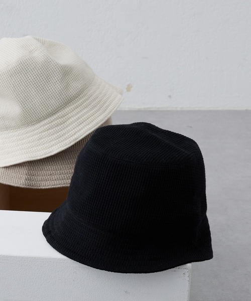 CIAOPANIC TYPY（チャオパニックティピー）の「サーマルバケットハット（ハット・メンズ・ブラック/オフホワイト/グレイッシュベージュ・ONE SIZE）」の8枚目の写真