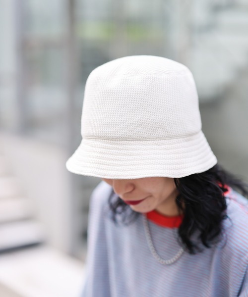 CIAOPANIC TYPY（チャオパニックティピー）の「サーマルバケットハット（ハット・メンズ・ブラック/オフホワイト/グレイッシュベージュ・ONE SIZE）」の10枚目の写真