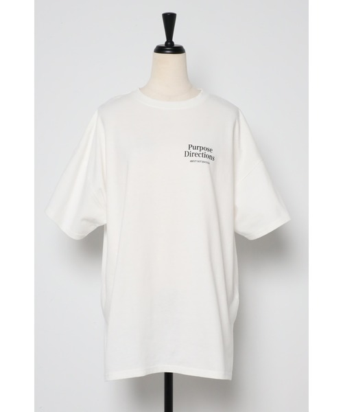 Bonjour Sagan（ボンジュールサガン）の「バックプリントロゴTシャツ（Tシャツ/カットソー・レディース・ブラック/レッド/グリーン・FREE）」の5枚目の写真