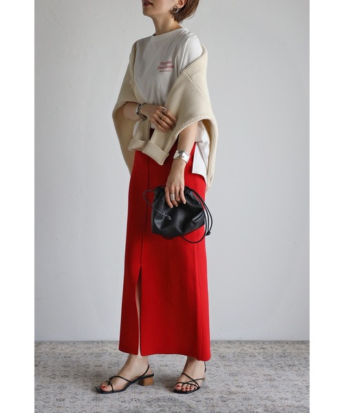 Bonjour Sagan（ボンジュールサガン）の「バックプリントロゴTシャツ（Tシャツ/カットソー・レディース・ブラック/レッド/グリーン・FREE）」の20枚目の写真