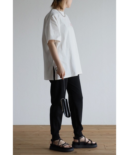 Bonjour Sagan（ボンジュールサガン）の「バックプリントロゴTシャツ（Tシャツ/カットソー・レディース・ブラック/レッド/グリーン・FREE）」の7枚目の写真