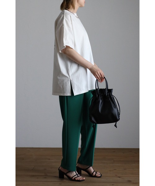 Bonjour Sagan（ボンジュールサガン）の「バックプリントロゴTシャツ（Tシャツ/カットソー・レディース・ブラック/レッド/グリーン・FREE）」の22枚目の写真