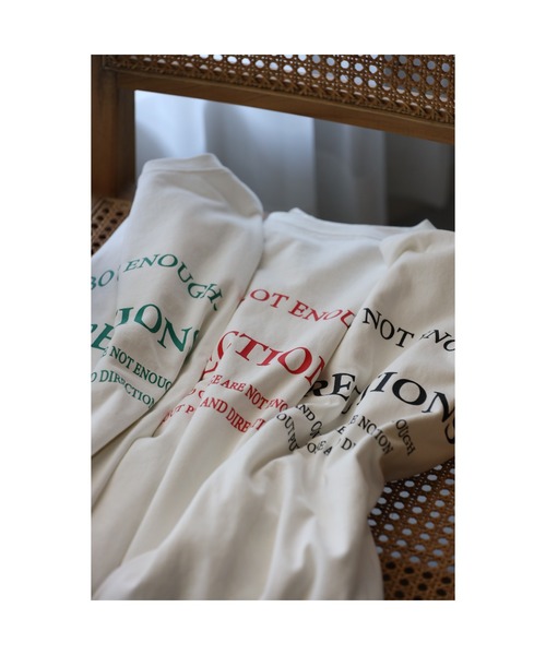 Bonjour Sagan（ボンジュールサガン）の「バックプリントロゴTシャツ（Tシャツ/カットソー・レディース・ブラック/レッド/グリーン・FREE）」の15枚目の写真