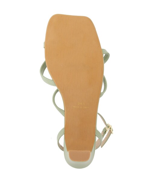 couture brooch(クチュールブローチ)の「◆カラーコードサンダル(サンダル・レディース・黄緑系/オフホワイト/ブラック/ベビーピンク・30/35/45)」の14枚目の写真