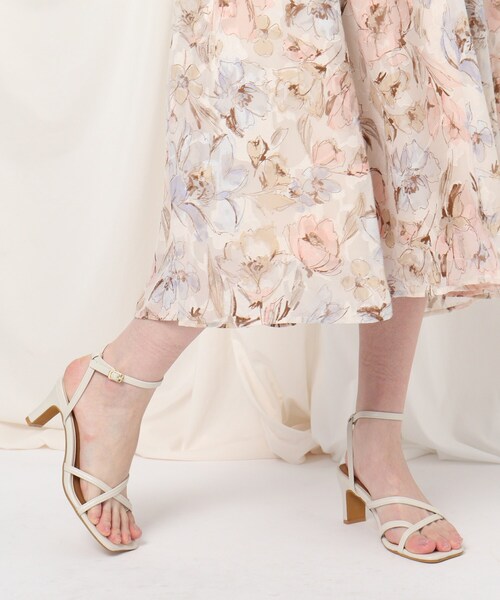 couture brooch(クチュールブローチ)の「◆カラーコードサンダル(サンダル・レディース・黄緑系/オフホワイト/ブラック/ベビーピンク・30/35/45)」の18枚目の写真