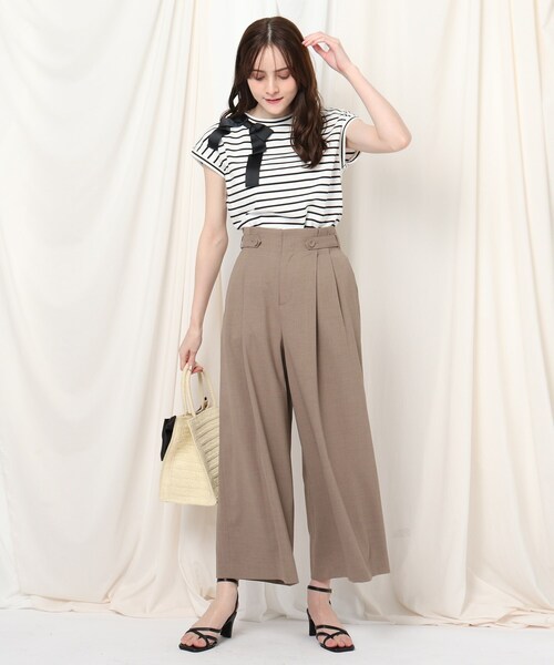 couture brooch(クチュールブローチ)の「◆カラーコードサンダル(サンダル・レディース・黄緑系/オフホワイト/ブラック/ベビーピンク・30/35/45)」の22枚目の写真