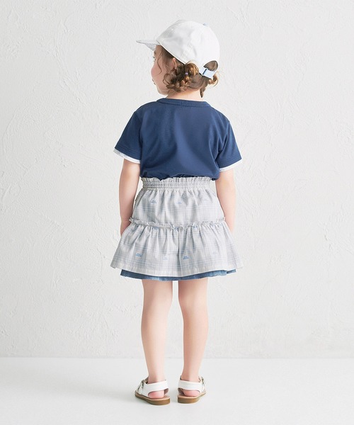 MIKI HOUSE(ミキハウス)の「ミキハウスチェック リバーシブルスカート(スカート・キッズ・ネイビー/レッド/ベージュ・SS(80-90cm))」の14枚目の写真