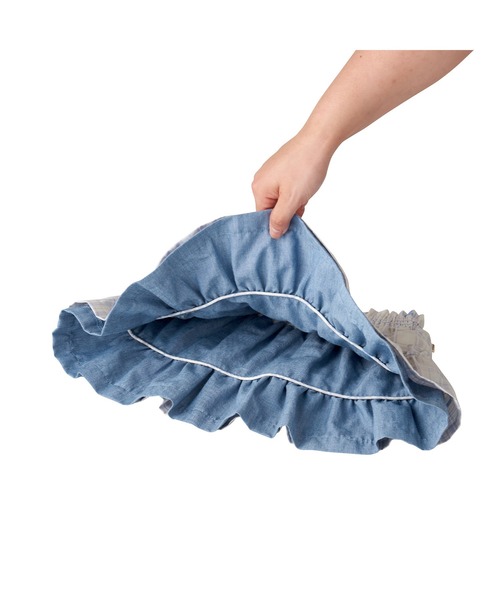 MIKI HOUSE(ミキハウス)の「ミキハウスチェック リバーシブルスカート(スカート・キッズ・ネイビー/レッド/ベージュ・SS(80-90cm))」の10枚目の写真