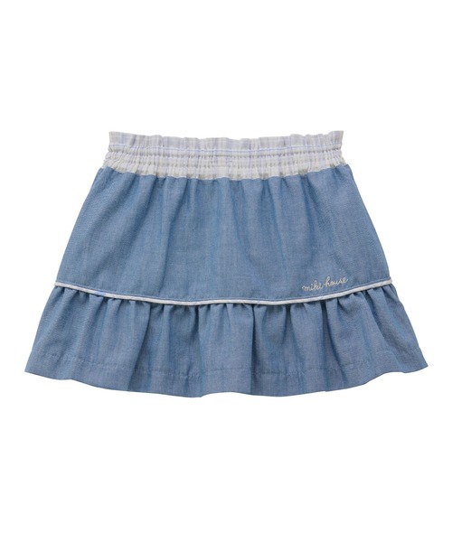 MIKI HOUSE(ミキハウス)の「ミキハウスチェック リバーシブルスカート(スカート・キッズ・ネイビー/レッド/ベージュ・SS(80-90cm))」の9枚目の写真