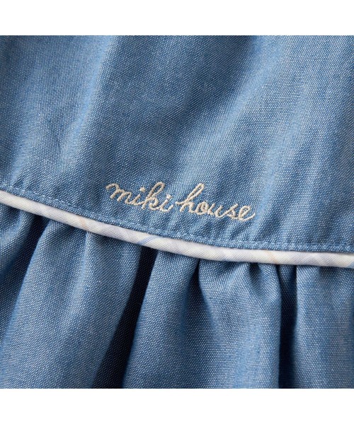 MIKI HOUSE(ミキハウス)の「ミキハウスチェック リバーシブルスカート(スカート・キッズ・ネイビー/レッド/ベージュ・SS(80-90cm))」の7枚目の写真