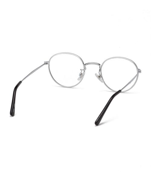 coen（コーエン）の「ボストンクリアレンズメガネ（メタルフレーム）（メガネ・メンズ・ブラック・フリー）」の4枚目の写真