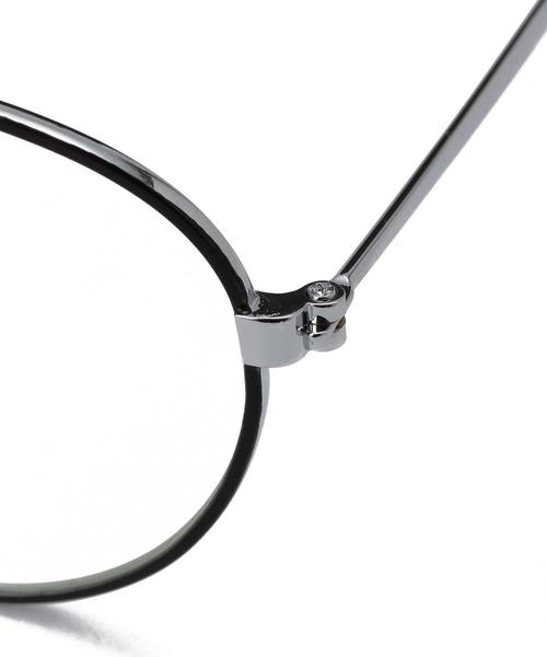 coen（コーエン）の「ボストンクリアレンズメガネ（メタルフレーム）（メガネ・メンズ・ブラック・フリー）」の5枚目の写真