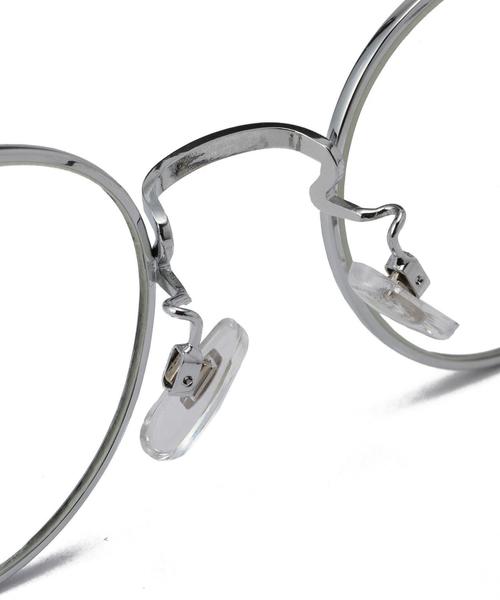 coen（コーエン）の「ボストンクリアレンズメガネ（メタルフレーム）（メガネ・メンズ・ブラック・フリー）」の6枚目の写真
