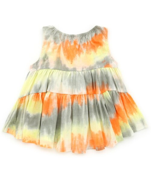 BREEZE（ブリーズ）の「タイダイチュニック（チュニック・キッズ・ピンク/ミント/イエロー・80/130/120/140/90/110/100）」の6枚目の写真