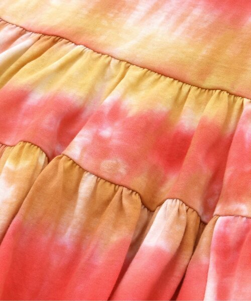 BREEZE（ブリーズ）の「タイダイチュニック（チュニック・キッズ・ピンク/ミント/イエロー・80/130/120/140/90/110/100）」の9枚目の写真