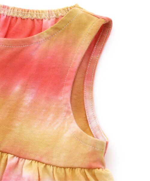 BREEZE（ブリーズ）の「タイダイチュニック（チュニック・キッズ・ピンク/ミント/イエロー・80/130/120/140/90/110/100）」の16枚目の写真