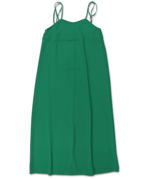 Lull（ルル）の「【Lull / ルル】ダブルストラップキャミワンピース（ワンピース・レディース・グリーン/ブラック/オレンジ/ピンク・ONESIZE）」の7枚目の写真