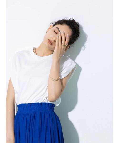 koe（コエ）の「ウエストフリルギャザースカート（スカート・レディース・グリーン/ブルー/ピンク・M）」の10枚目の写真