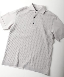 MEN'S BIGI | ハイツイストコットンコンビポロシャツ(ポロシャツ)