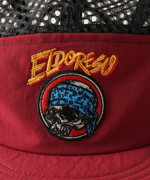 ELDORESO エルドレッソ　ランニングキャップ　美品 エルドレッソ ELDORESO ランニング 帽子 キャップ Emblem Mesh
