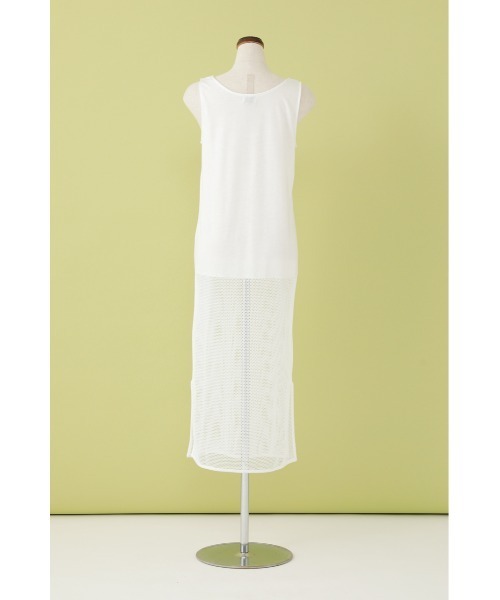 SHEL'TTER ORIGINAL(シェルターオリジナル)の「メッシュロングタンクトップ(タンクトップ・レディース・ホワイト/グリーン/ブラック・FREE)」の7枚目の写真