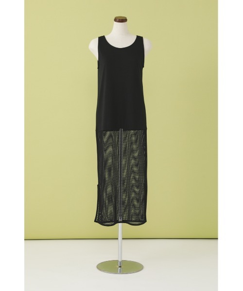 SHEL'TTER ORIGINAL(シェルターオリジナル)の「メッシュロングタンクトップ(タンクトップ・レディース・ホワイト/グリーン/ブラック・FREE)」の8枚目の写真