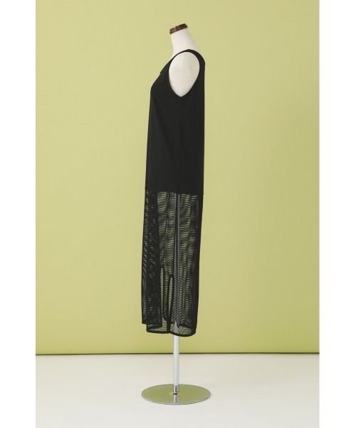 SHEL'TTER ORIGINAL(シェルターオリジナル)の「メッシュロングタンクトップ(タンクトップ・レディース・ホワイト/グリーン/ブラック・FREE)」の9枚目の写真