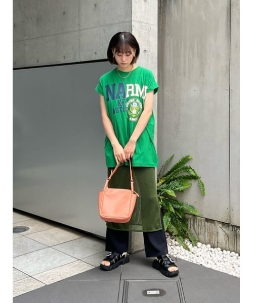 SHEL'TTER ORIGINAL(シェルターオリジナル)の「メッシュロングタンクトップ(タンクトップ・レディース・ホワイト/グリーン/ブラック・FREE)」の15枚目の写真